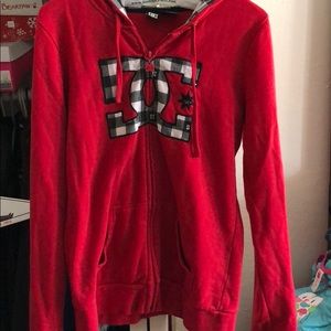 Red DC sweater great condition